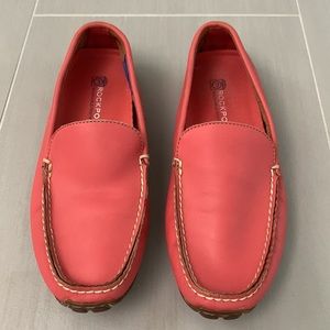❤️ROCKPORT Women’s Driving Shoes Loafers - Coral Leather - Washable - Sz. 6.5W